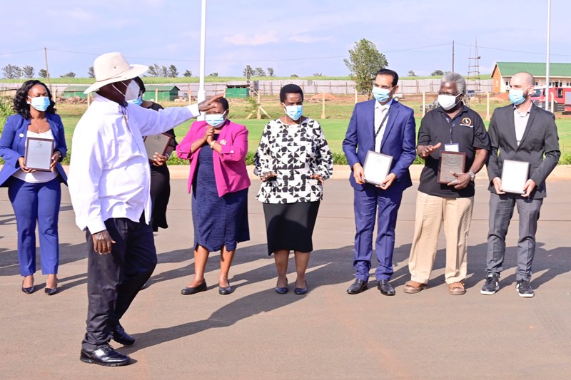 Closing ceremony of the Presidential CEO Forum retreat - Kira Motors plant - Jinja 